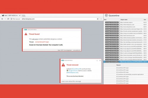 Javascript malware injection on Ethernet Xpress